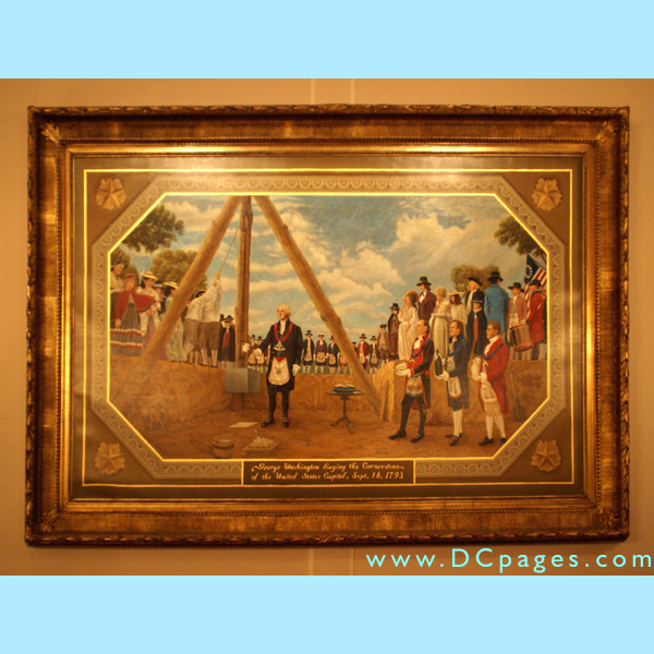George Washington Laying the Cornerstone of the United States Capitol, September 18, 1793
