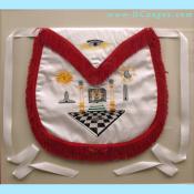 Cornerstone Hall of Freedom - The Masonic aprons used during the Cornerstone Celebration.