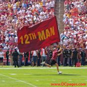Washington Redskins 2007 Home Opener  Over 90,000 fans joined the Washington Redskins as the 12th Man.