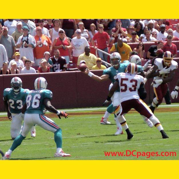 Washington Redskins 2007 Home Opener  The Redskins defense played a great game, allowing only 66 yards on the ground.