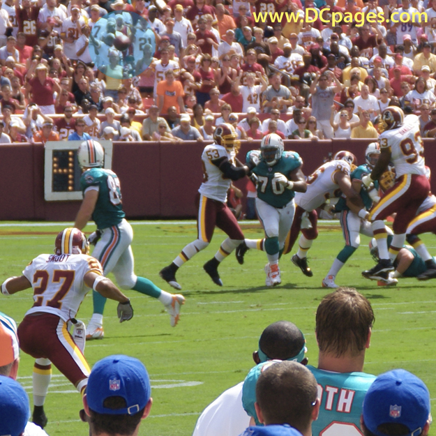 Washington Redskins 2007 Home Opener  The hometown fans loved having CB Fred Smoot back on the team.