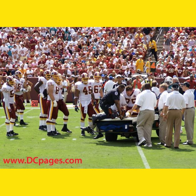 Washington Redskins Home Opener - Jansen was placed on injured reserve, ending his season. Let's hope he fully recovers and is back healthy next year.