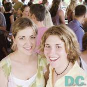 Two of many lovely ladies gave smiles to the camera.