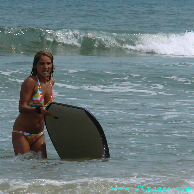 Ocean City - Boogie boarding is a popular way to spend your time in the water. Between Memorial Day and Labor Day surfing is allowed at any beach before 10:00am and after 5:30pm and during the day at two designated areas announced daily on local radio stations, listed in local newspapers and at area surf shops. 