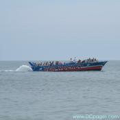 Ocean City - The Sea Rocket, adorned with the proud red, white and blue colors of our nation, is a massive 66-ton, 65-foot vessel.