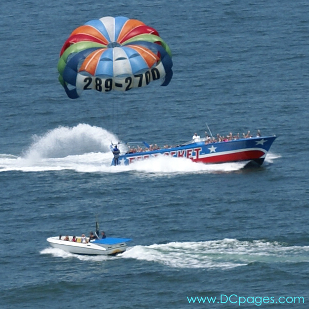Ocean City - It is powered by twin turbo-charged, V12 1,000 HP Mercedes Diesel engines and is capable of accommodating 149 passengers and crew.