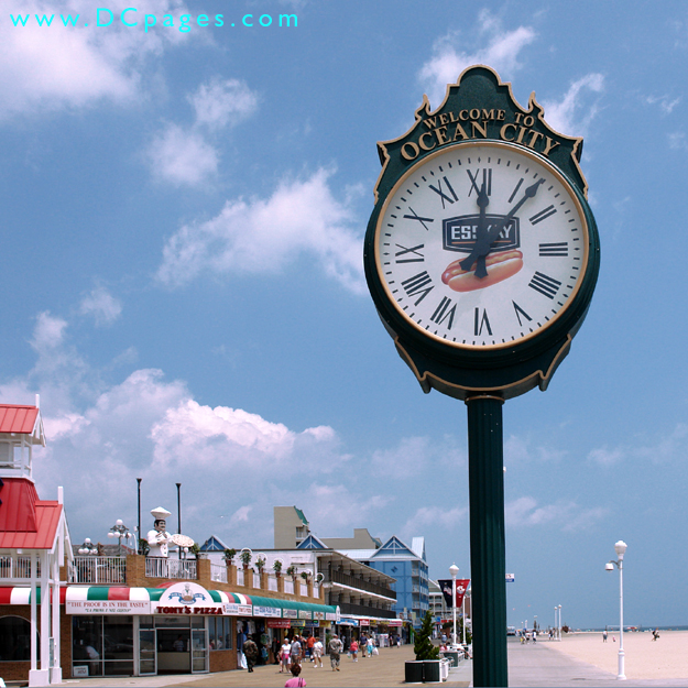 Ocean City - The Ocean City ocean city boardwalk. Ocean City - The Ocean City