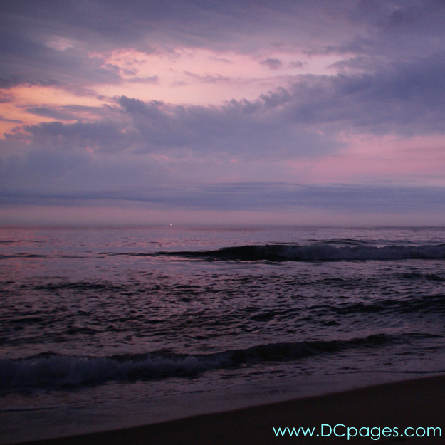Ocean City - Sunrise, also called sunup, is the time at which the first part of the Sun appears above the horizon in the east. 