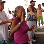 Dancing to blues music
