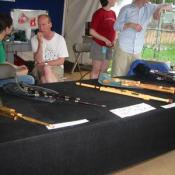 The Instrument Making Tent, where they showed you how the traditional instruments of Scotland are made