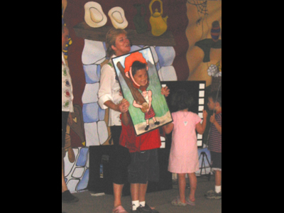 The kids get to act and dance