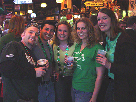 Lifelong friends drink.