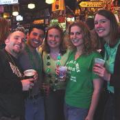Lifelong friends drink.