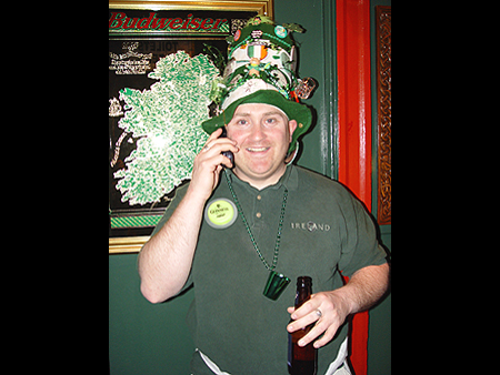 Leprechauns now use cell phones and drink bottles of gold.