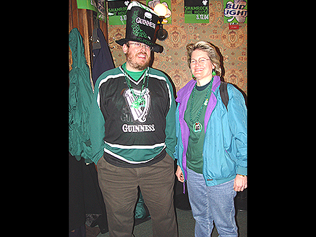 A couple of green rabble rousers at the Black Rooster. (Address: 1919 L Street NW
Phone: 202-659-4431)