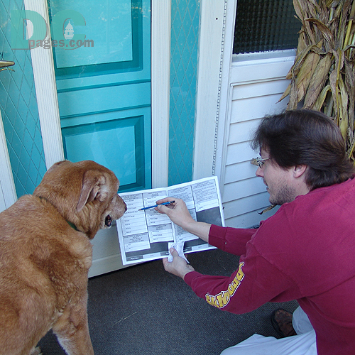 Today Wiley is going to learn to vote