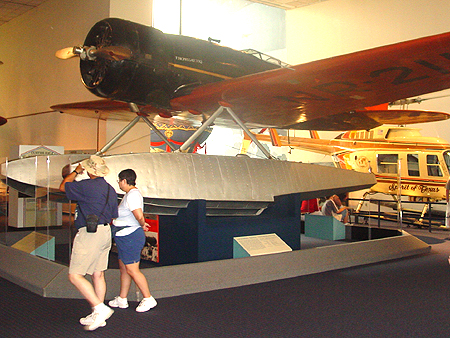 The museum possesses all different kinds of aircraft.