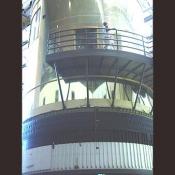 The entrance to a partial full size model of Sky lab, were you can explore the inside of the space station.