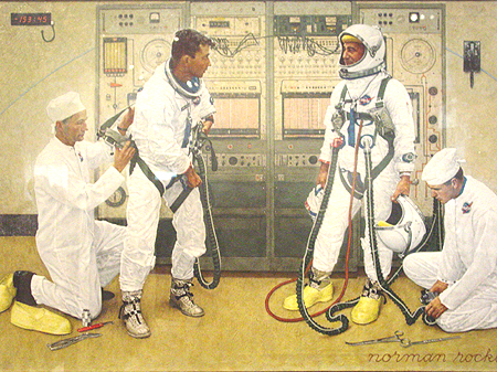 A fantastic Norman Rockwell painting