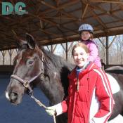 Open walls allow the indoor arena to receive some much appreciated sunlight!