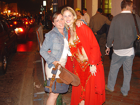 Denim Cowgirl and the girl from Shangralah