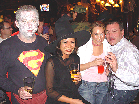 Anti superman Bizarro with his trusty sidekick Witcheena