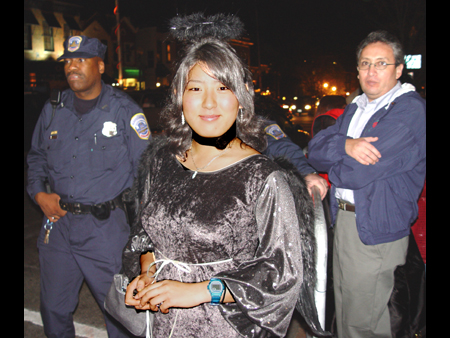 This cute enchantress had to be escorted away from M street for casting to many spells, no just kidding.