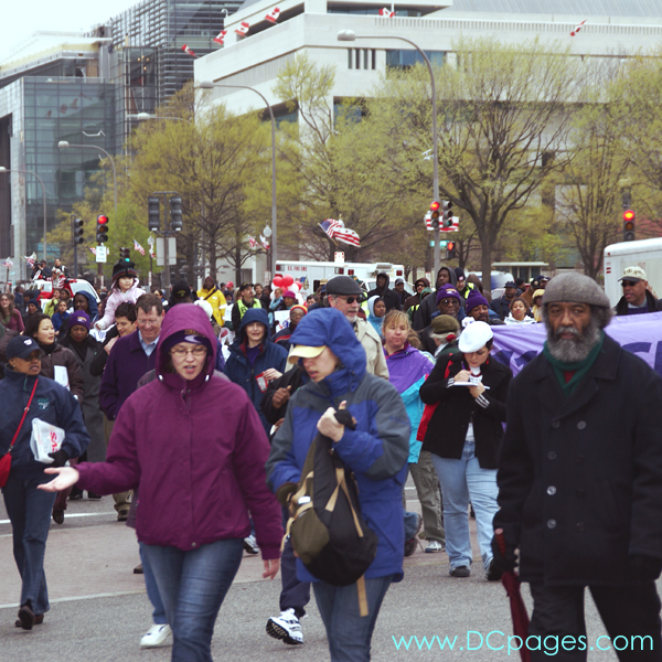 People from every race, creed, and belief join the March for DC to be truly Free.