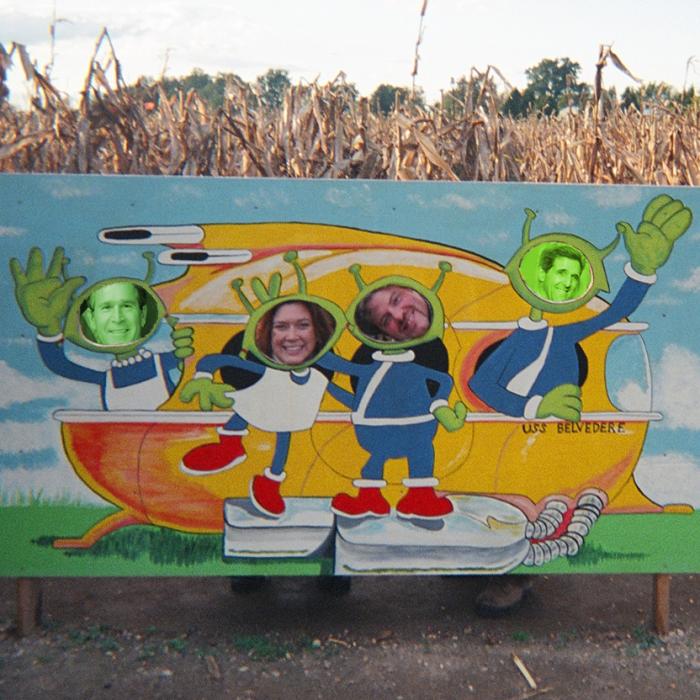 "With thoughts I'll be thinkin', One these Martians could be another Lincoln.