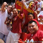 Redskin fans are the greates.