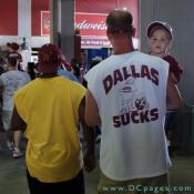 A classic DALLAS SUCKS jersey.