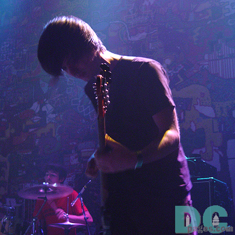 Bass player Sam Farrar rocks the 9:30 Club.