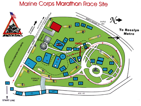 The Marine Corp Marathon allowed participants to get a taste of the history of Washington, D.C.