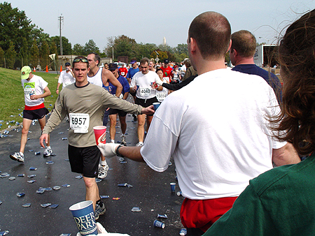 Ultima/Deer Park Brand Natural Spring Water provided the water for this years race.