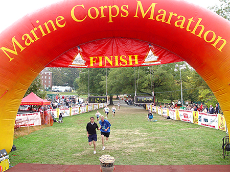 670 people participated in the 5K race.