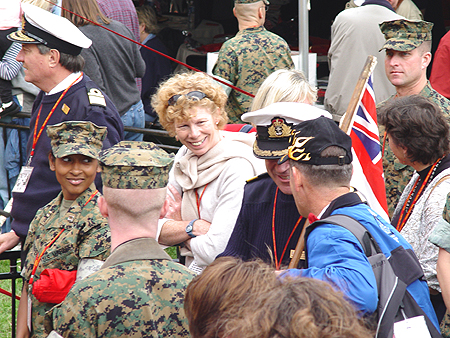 A member of the Royal Navy came in before the Marines, beating them in the Marathon.