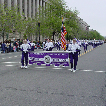 2003 Cherry Blossom Festival: Hamburg High School (Hamburg, Arkansas) helps celebrate the 2003 Cherry Blossom Festival