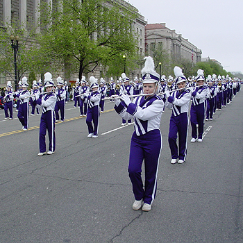 2003 Cherry Blossom Festival: Hamburg High School (Hamburg, Arkansas) helps celebrate the 2003 Cherry Blossom Festival.  
