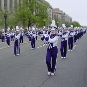 2003 Cherry Blossom Festival: Hamburg High School (Hamburg, Arkansas) helps celebrate the 2003 Cherry Blossom Festival.  