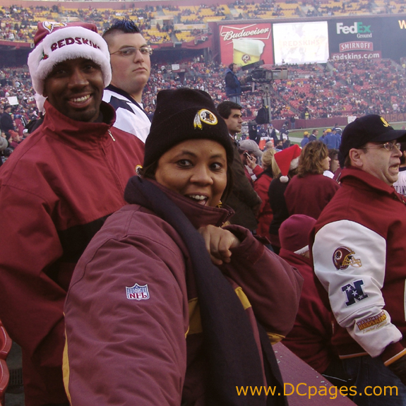 The section 19 crew gets hyped up for the game. Dallas Cowboy fan not included.