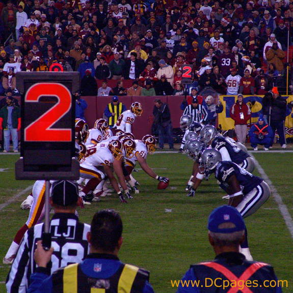 Washington dominated the line of scrimmage.
