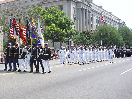 You really felt the presence of the United States Marine Corps