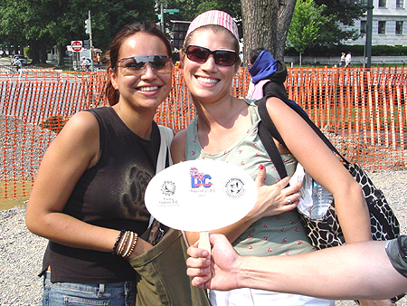 The fans were kindly sponsored by, DC Pages, Outer Quest Outdoor Recreations, and Potomac Outdoor Center.