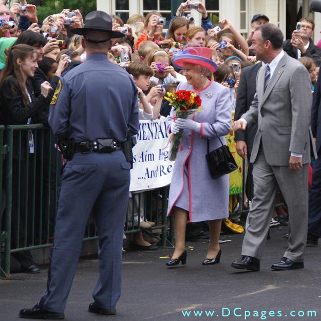 Virginia State Capitol, Richmond, Virginia - Her Majesty Queen Elizabeth, II