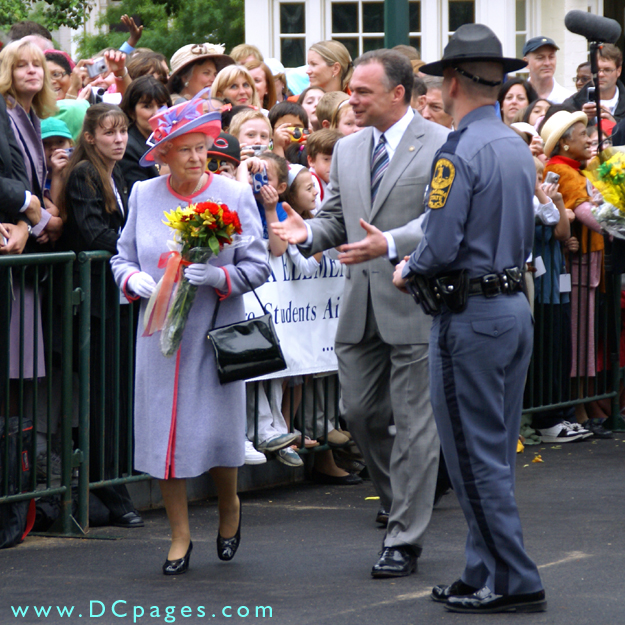 Virginia State Capitol, Richmond, Virginia - Her Majesty Queen Elizabeth, II