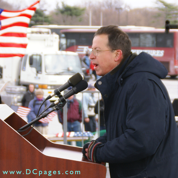 Brian Beck is the National Coordinator of the A.N.S.W.E.R. Coalition. "The US has 730 military bases in a 130 countries... Its not to protect the people, Its not to defend the country. Its to exploit the land, the labor, the resources, of the people of the world."