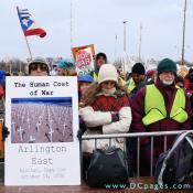 This protester holds up a sign that reminds us of 'The Human Cost of War'. 

Arlington East, Eastham
Cape Cod
October 14, 2006