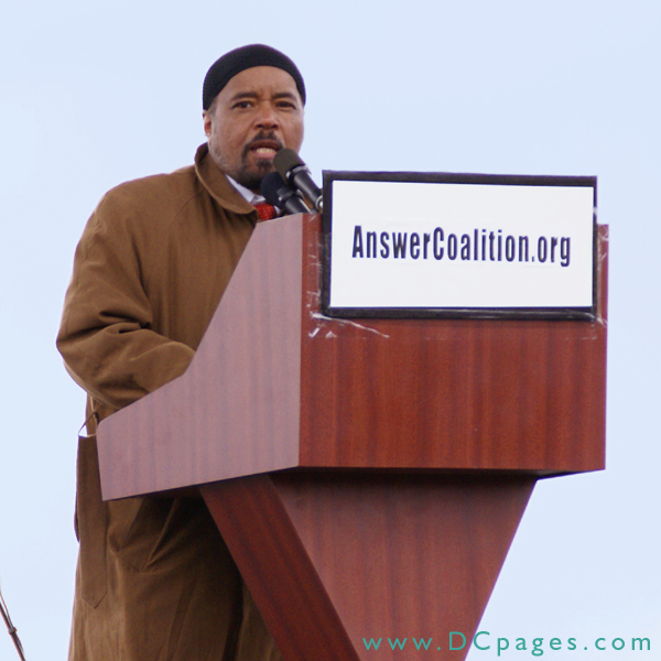 Mahdi Bray - Executive Director of the Muslim American Society. "We are hear to say if you save a life, you save humanity."