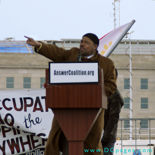 Mahdi Bray - Executive Director of the Muslim American Society "War is not a game when our brothers and sisters are dying in Iraq."