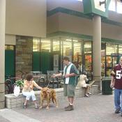 Wiley's first stop is at his friendly neighborhood Giant Food store.